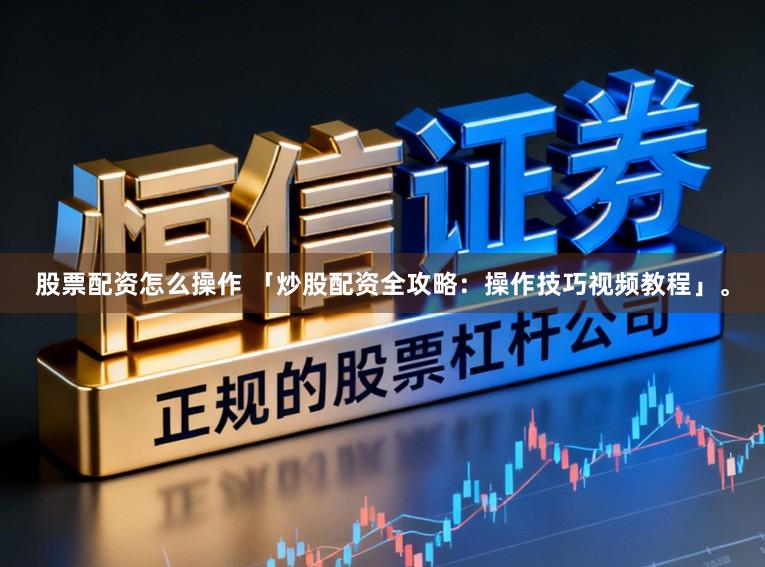 股票配资怎么操作 「炒股配资全攻略：操作技巧视频教程」。